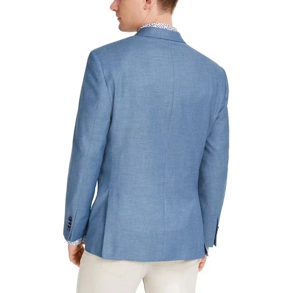 Michael Kors Men's Classic-Fit Light Blue Sport Coat 36R